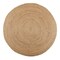 Edge Collections - 6' - Natural - Handwoven Natural Jute Round Rug for Rustic Home Decor - 1 Piece